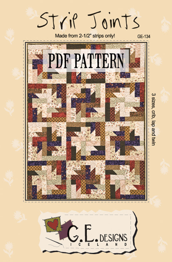 Strip Joints Pattern PDF 134 Pattern GE Designs   