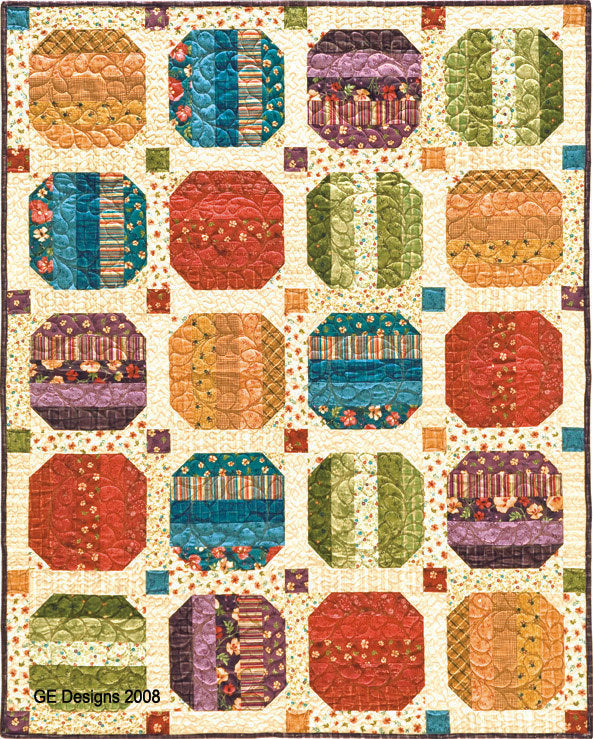 Strip Off Quilt Pattern 136 Pattern GE Designs   