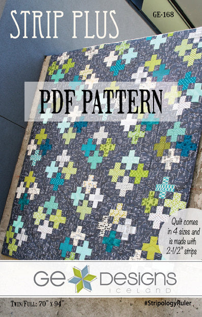 Strip Plus Pattern PDF 168 Pattern GE Designs   