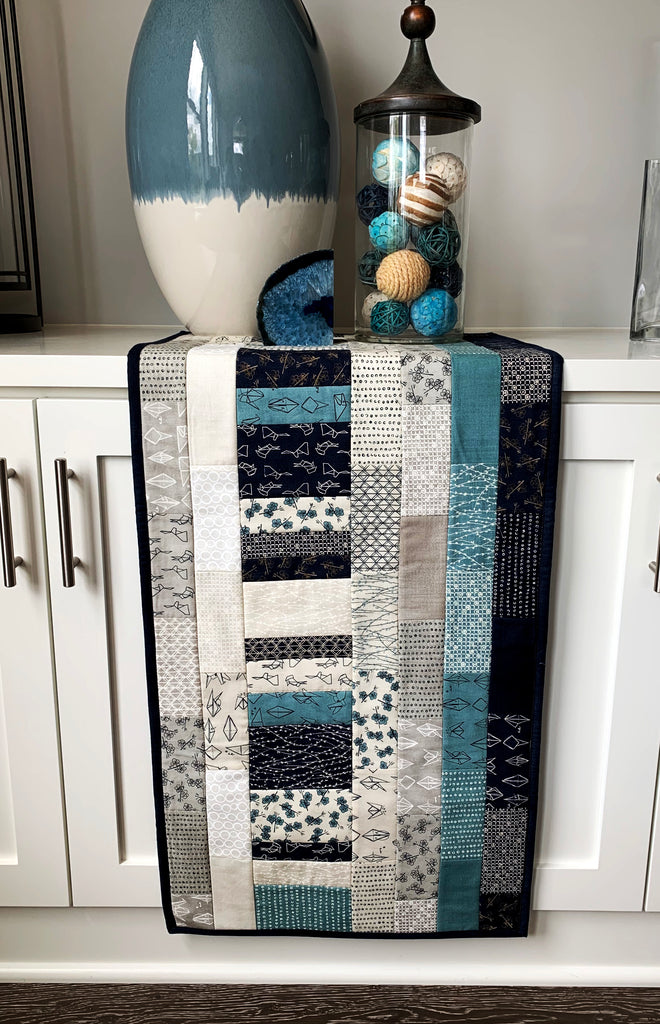 Take It Easy Table runner - Pattern and Video Class Pattern GE Designs   