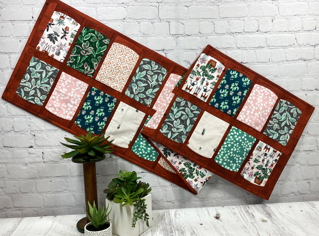 Window Seat Table runner - Pattern and video class Pattern GE Designs   