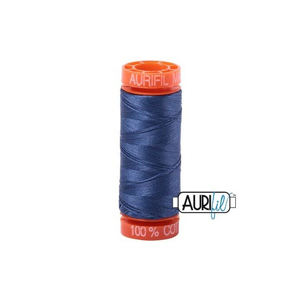 50wt Aurifil Navy 100% Cotton Mako Thread #BMK50SP200-2775 Thread Aurifil   