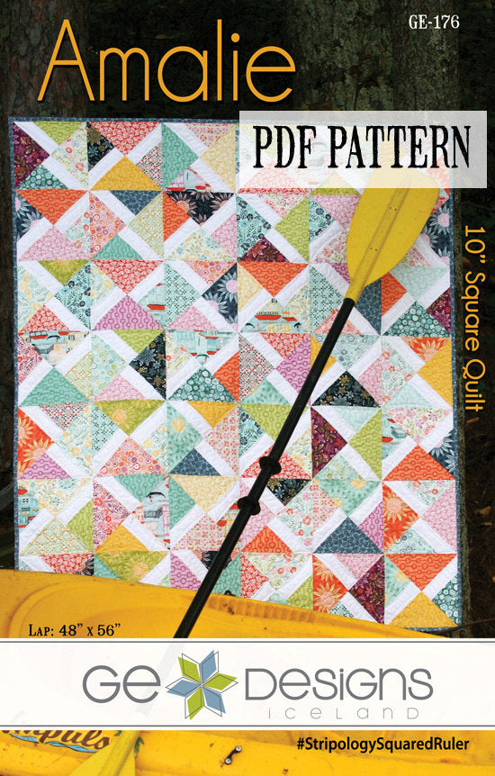 Amalie 10" Square Pattern PDF 176 Pattern GE Designs   