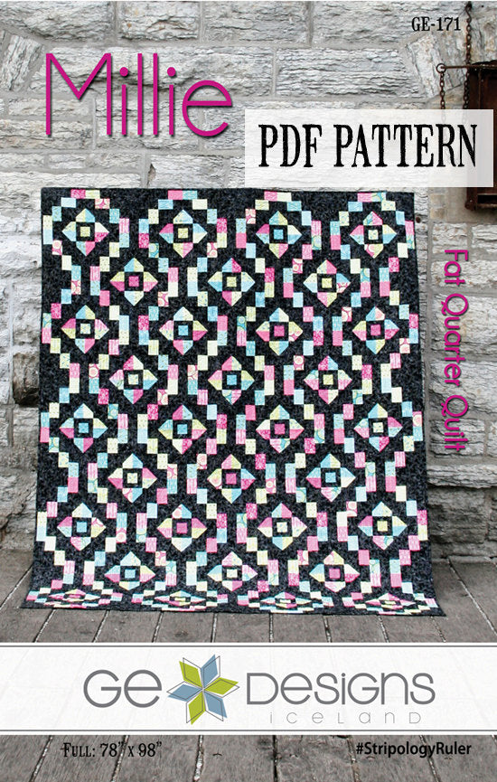 Millie Fat Quarter Pattern PDF 171 Pattern GE Designs   