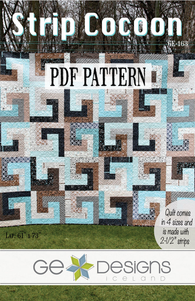 Strip Cocoon Pattern PDF 163 Pattern GE Designs   