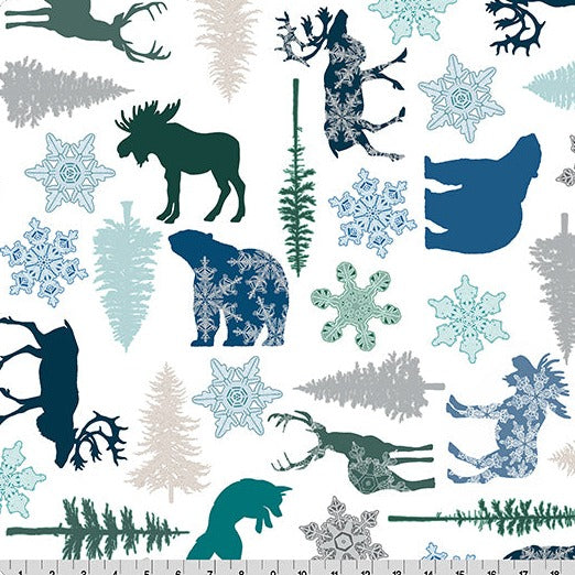 Cuddle Arctic Party Multi 60"- 3 YARD Fabrics Shannon Fabrics   